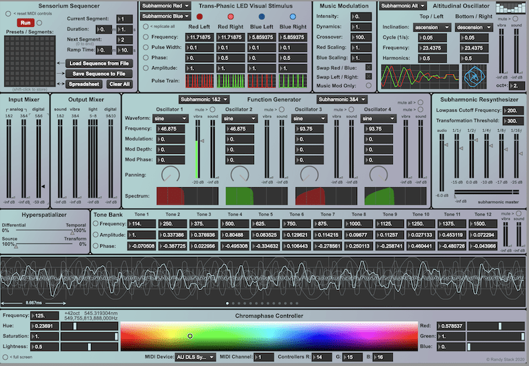 Sensorium IV Sound Analysis and Therapy